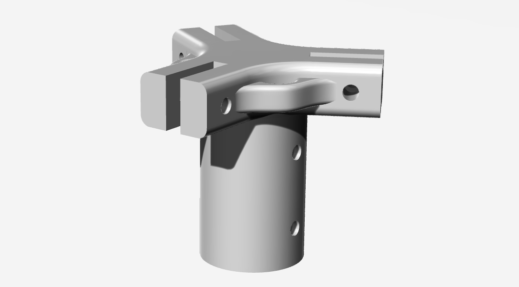 Detaljer 3D-modellert og 3D-printet